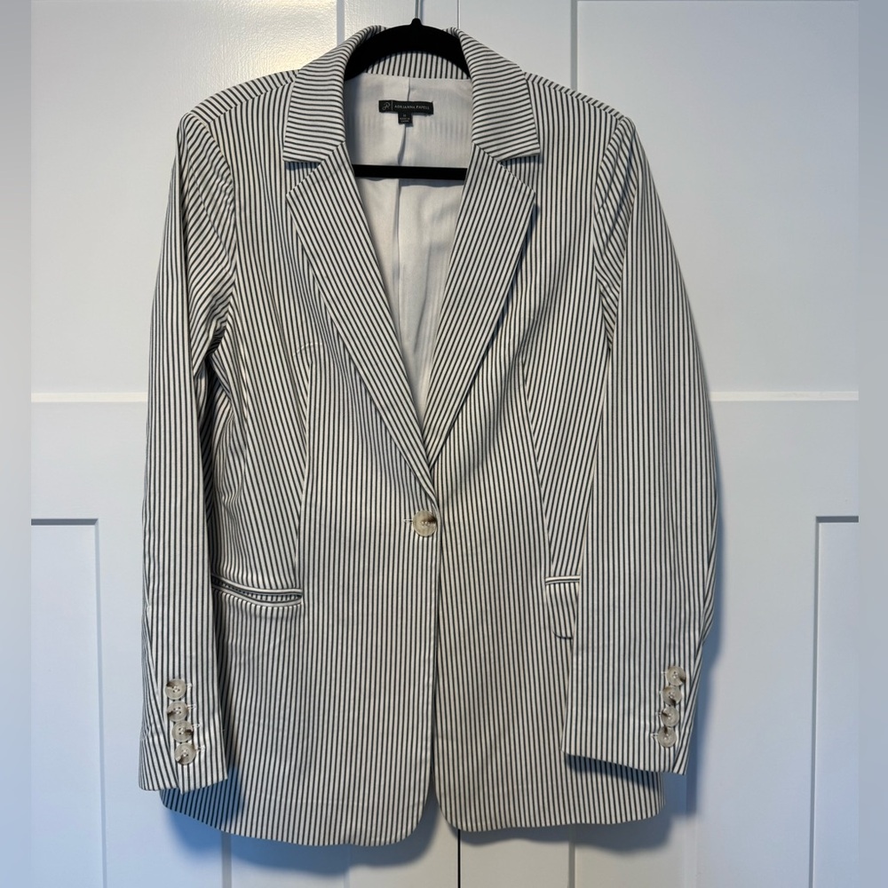 Adrianna Papell Striped Blazer